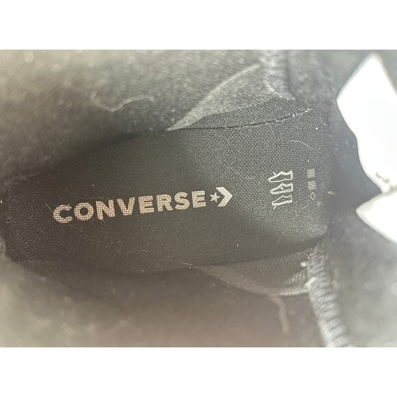 Converse All Star Chuck Taylor Black Canvas Lug Sole Platform High Tops sz 10.5 - Picture 6 of 6